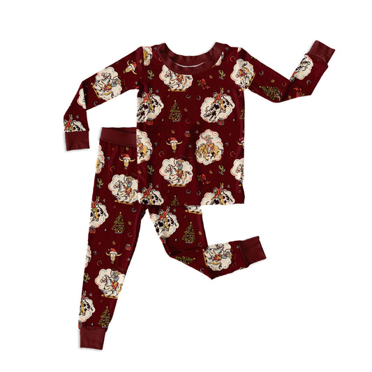 A Vintage Buckaroo Christmas Bamboo Pajamas (Toddler) PRE-ORDER