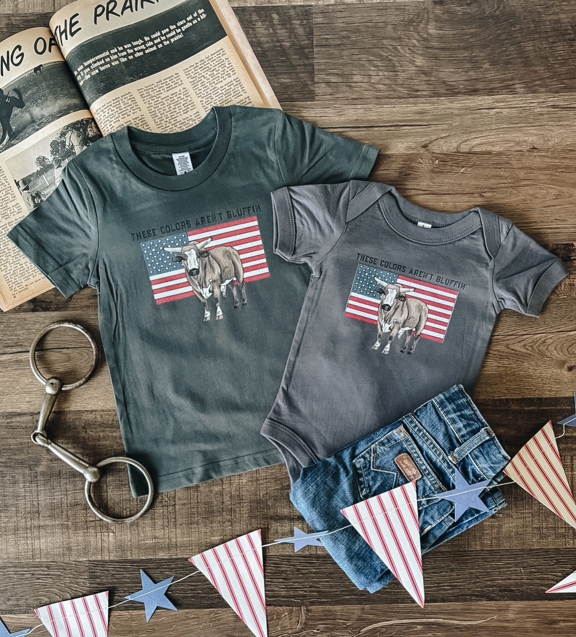 These Colors Aren't Bluffin' (Baby, Toddler, & Youth) - Charcoal