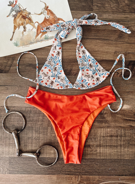 Beach Horse Women's Two-Piece Swimsuit (Women's)