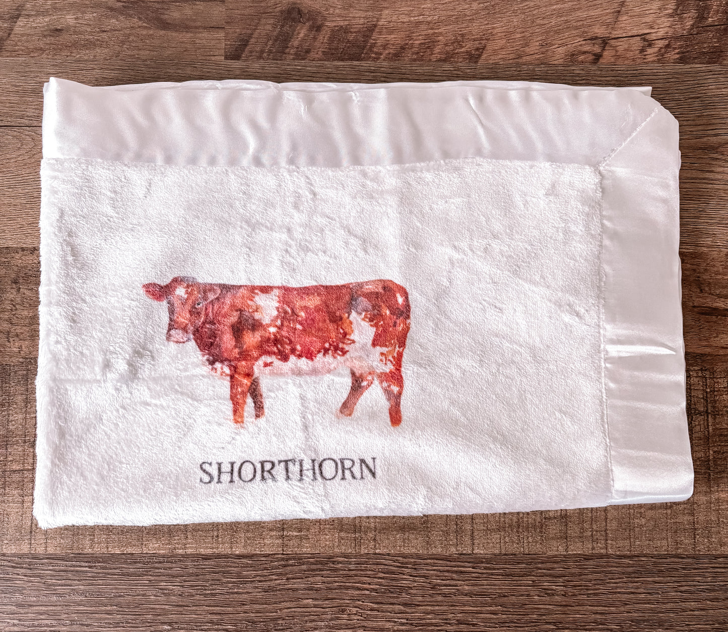 Cattle Breeds Minky Blanket (Baby)