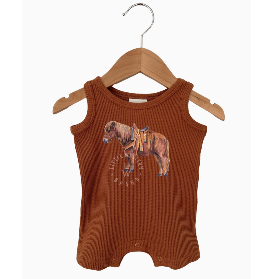 Charlie the Mini Organic Waffle Shortie (Baby & Toddler) - Caramel