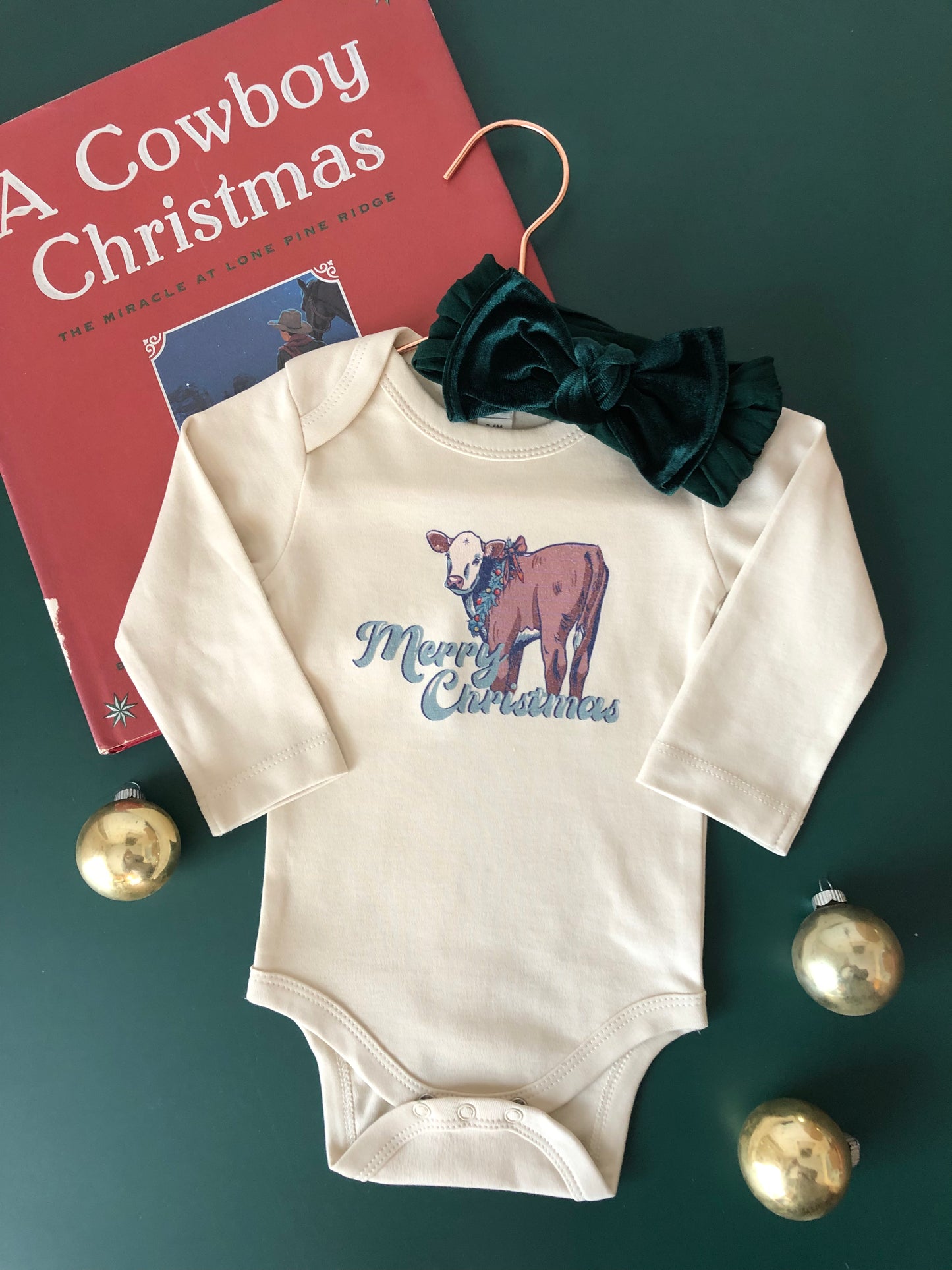 Christmas Hereford Calf (Baby, Toddler, & Youth) - Natural