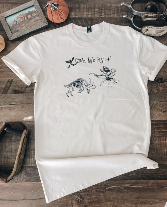 Come, We Fly! Tee (Adult Large) - Natural