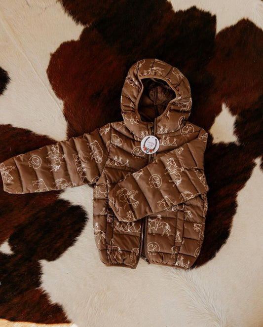 Cowboy's & Indian's Western Puffer Jacket (Youth)