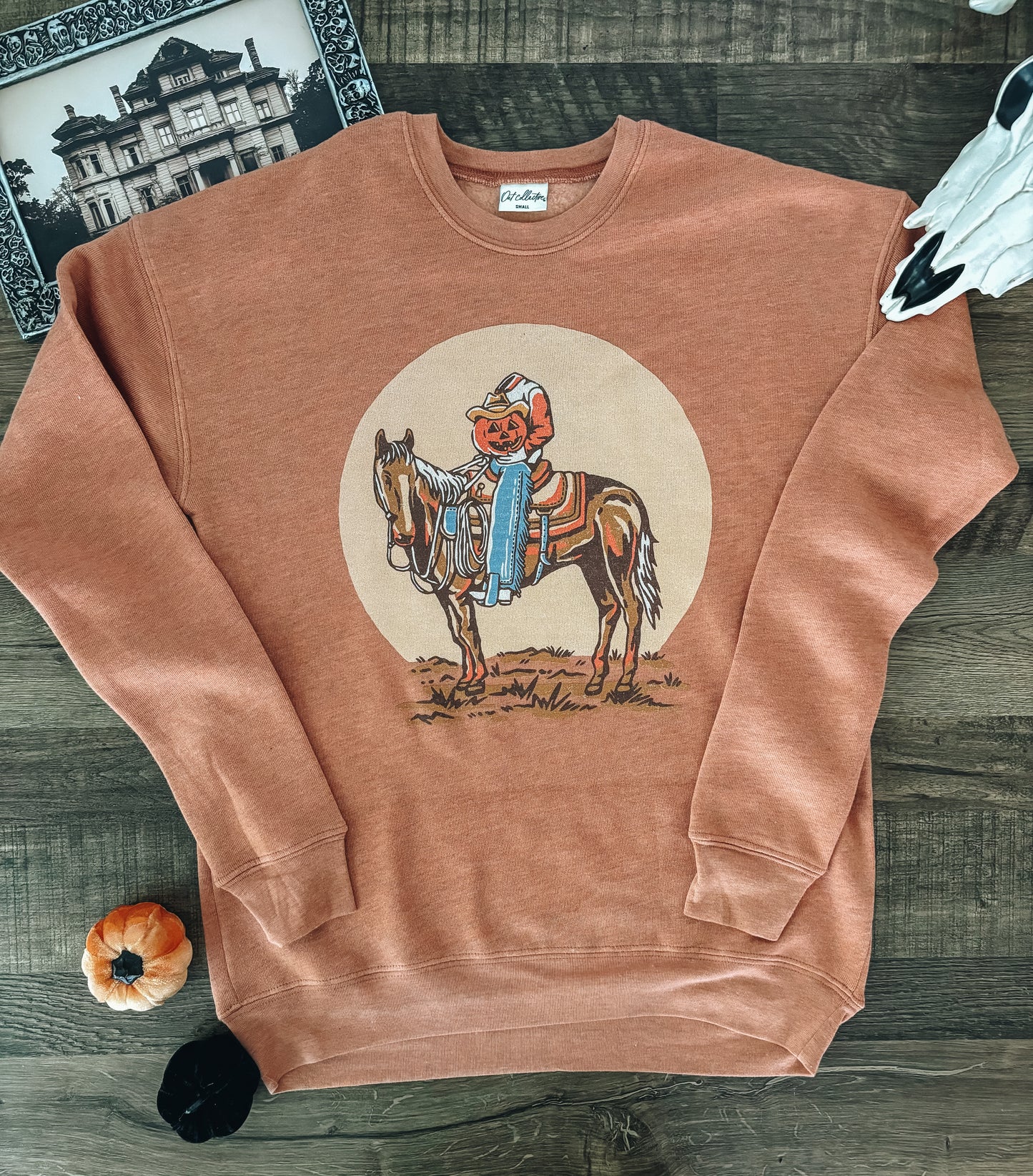 Headless Rancher Crewneck Sweatshirt (Adult Small) - Autumn