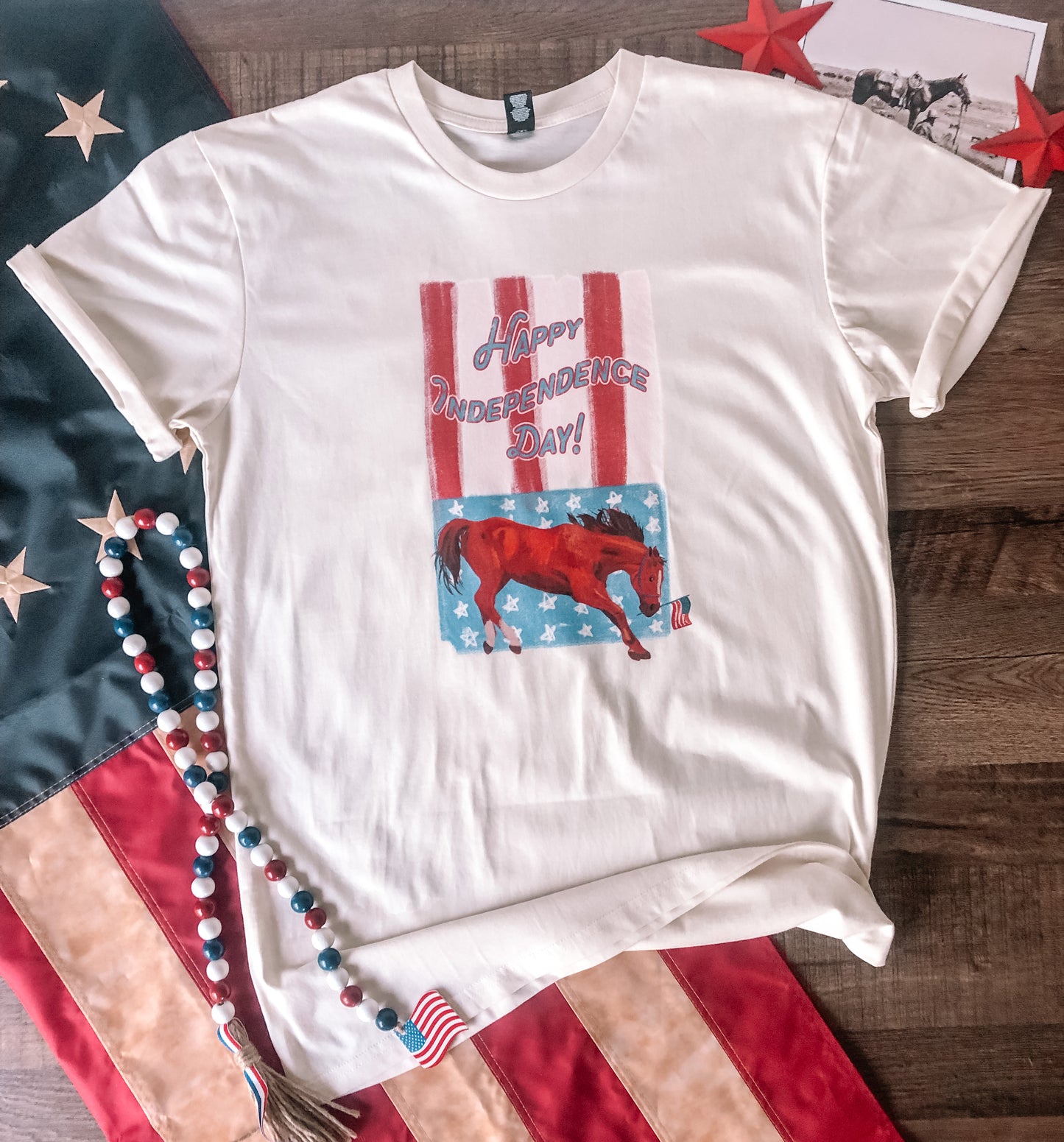 Independence Day Tee (Adult Medium) - Natural