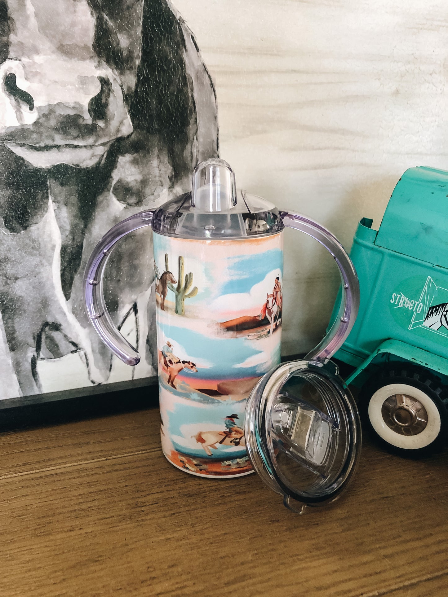 Legends of the Old West Grow-With-Me Tumbler