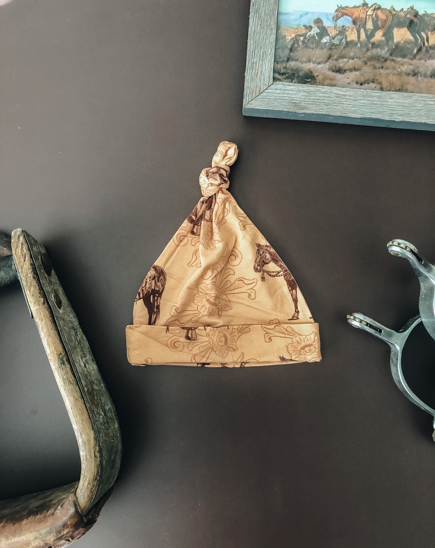 Ranch Horse Newborn Hat