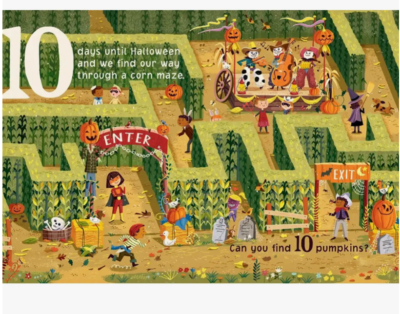 Countdown to Halloween Board Book