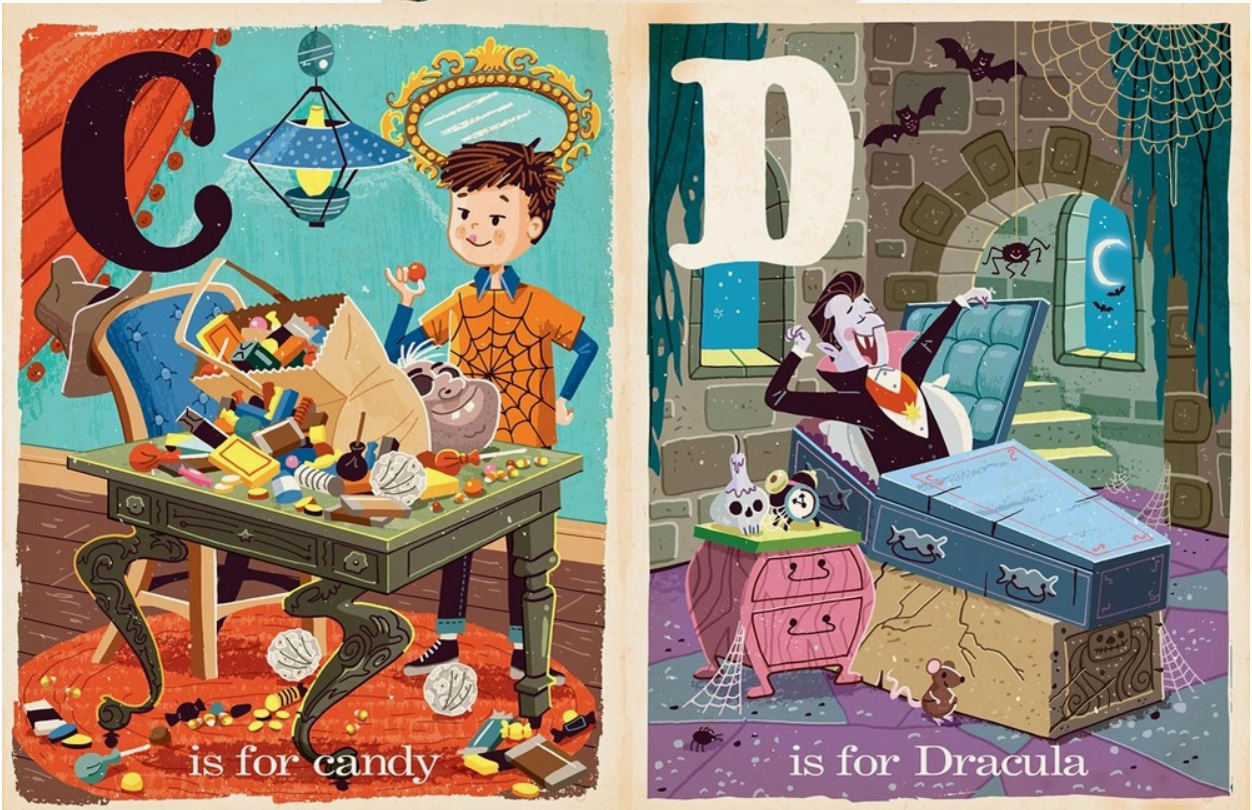 B Is For Boo: A Halloween Alphabet Board Book