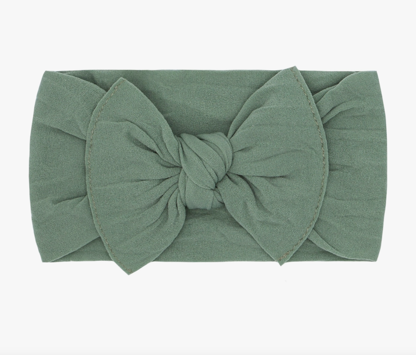 Knotted Headband Bow - Sage