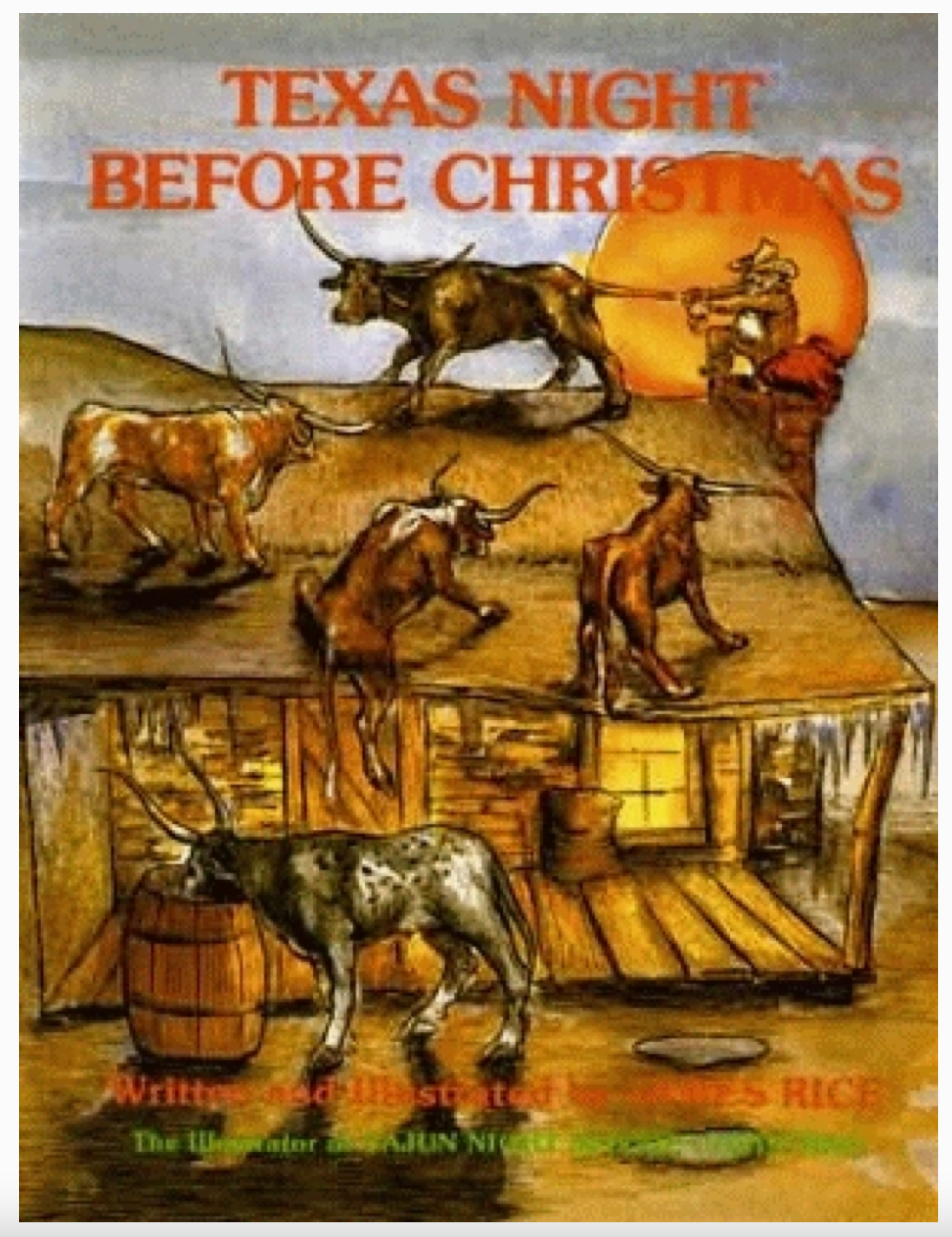 Texas Night Before Christmas Book