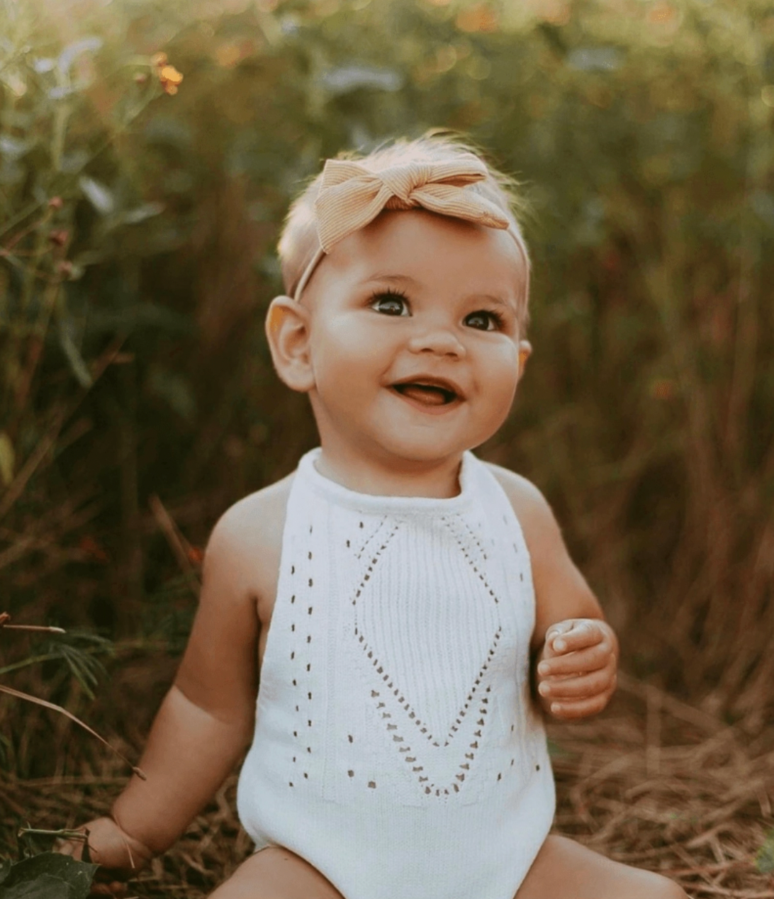 Drake Crochet Halter Romper - Gardenia
