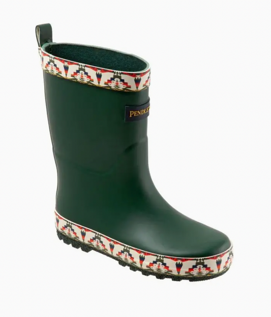 Pendleton Rain Boots (5/6 Toddler) - Green