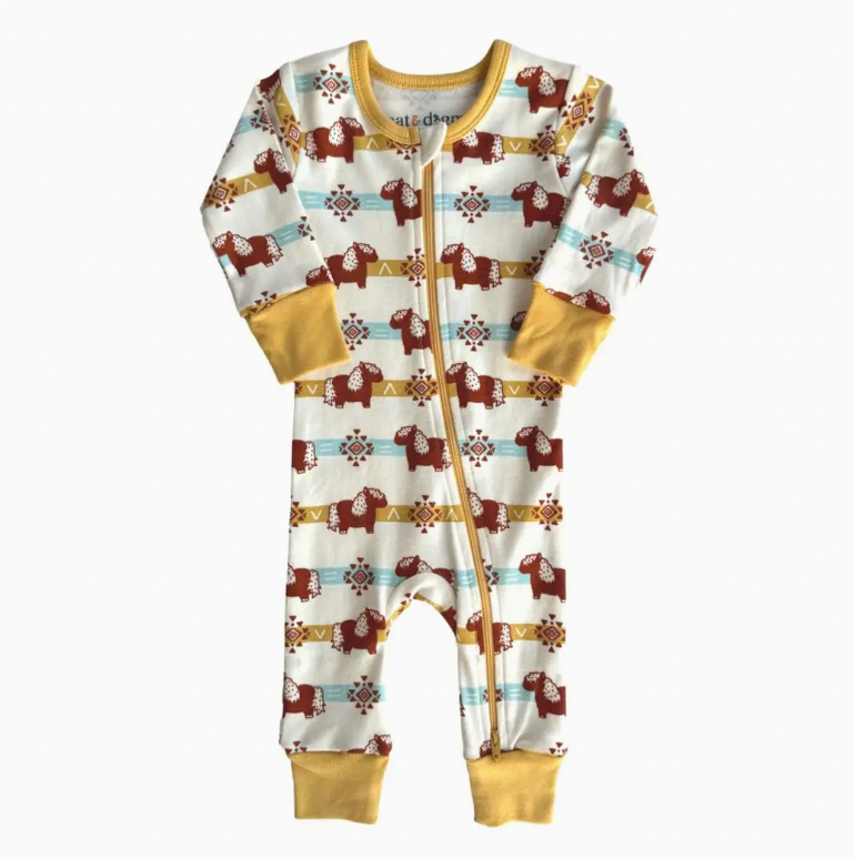 Aztec Pony Organic Cotton Zippy