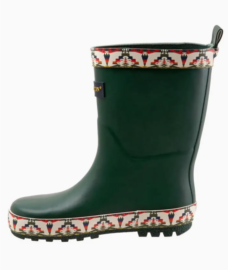 Pendleton Rain Boots (5/6 Toddler) - Green