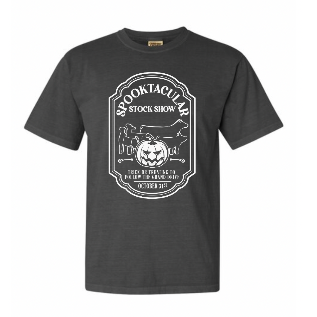 Spooky Stock Show Tee (Adult) - Pepper