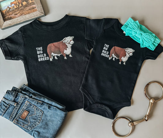 The Big Bold Breed (12-18M, 18-24M, & 2T) - Black