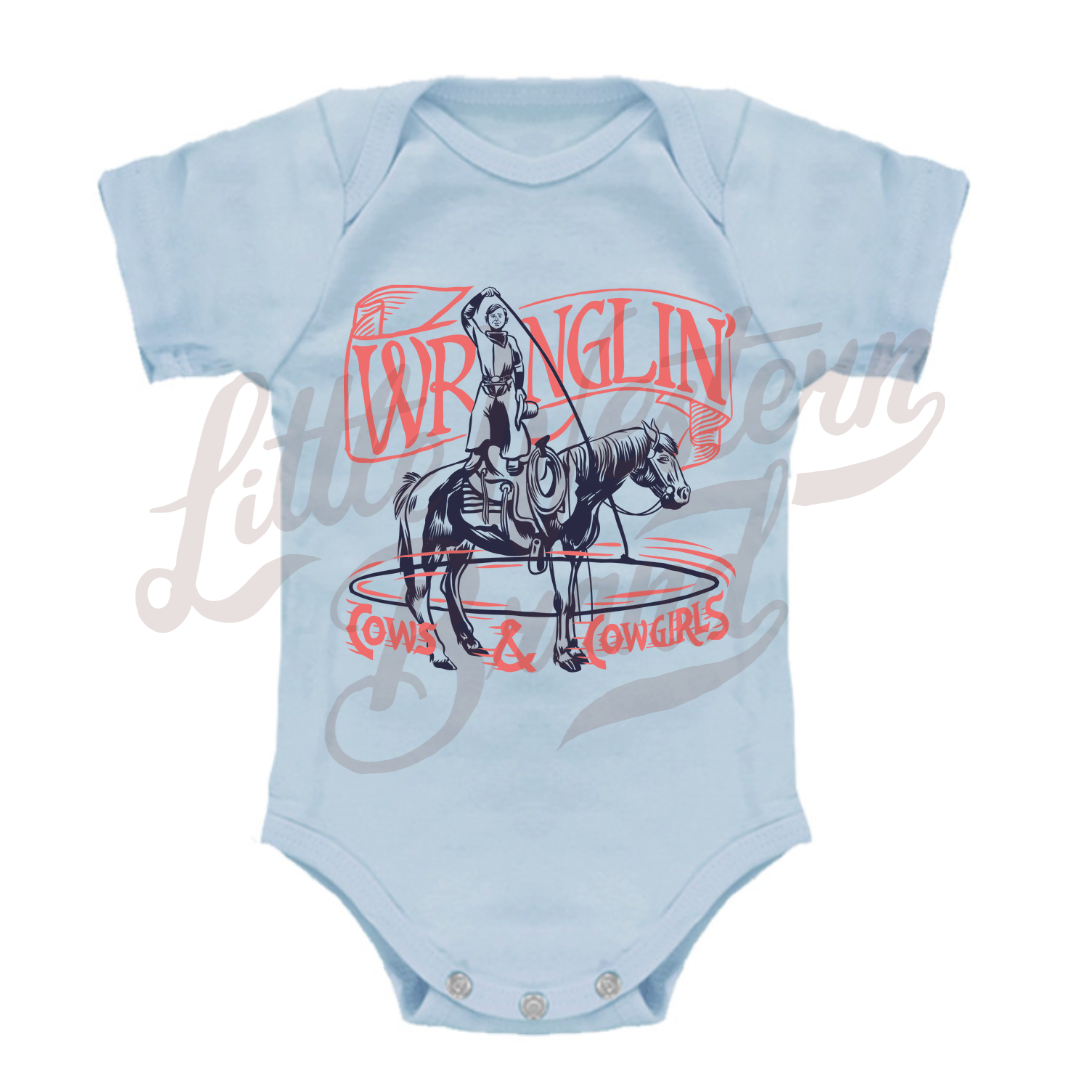Wranglin' Cows & Cowgirls (3-6M, 12-18M, 10Y)