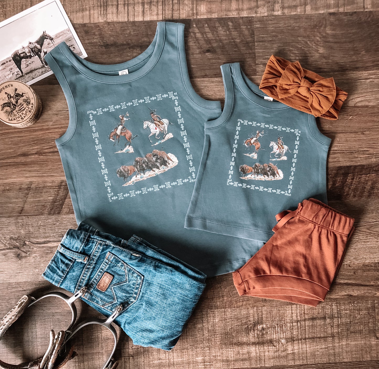 Cowboy's & Indian's Buffalo Tank (Baby & Toddler) - Harbor