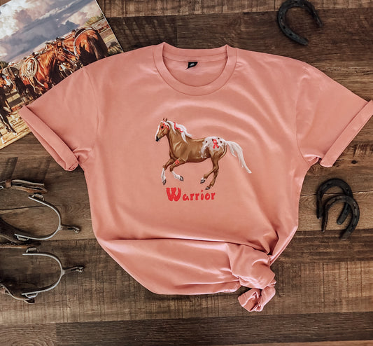 Warrior Breast Cancer Adult Tee - Adult XL & Medium