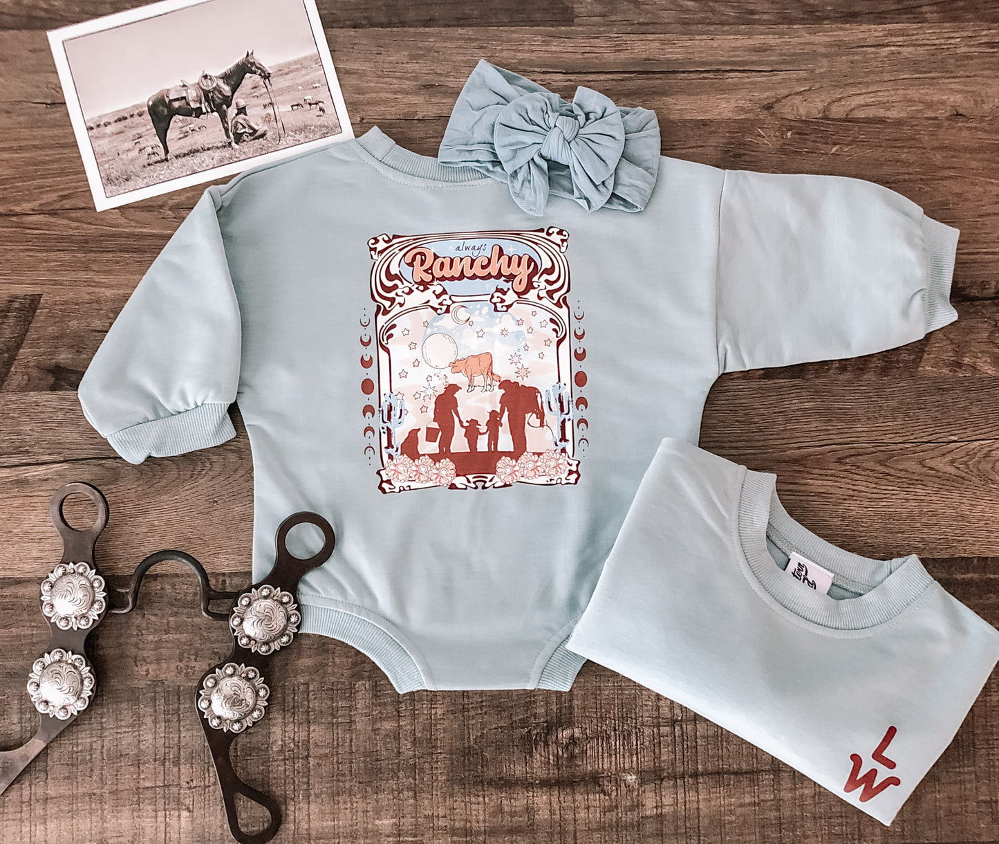 Always Ranchy Bubble Romper - Aqua