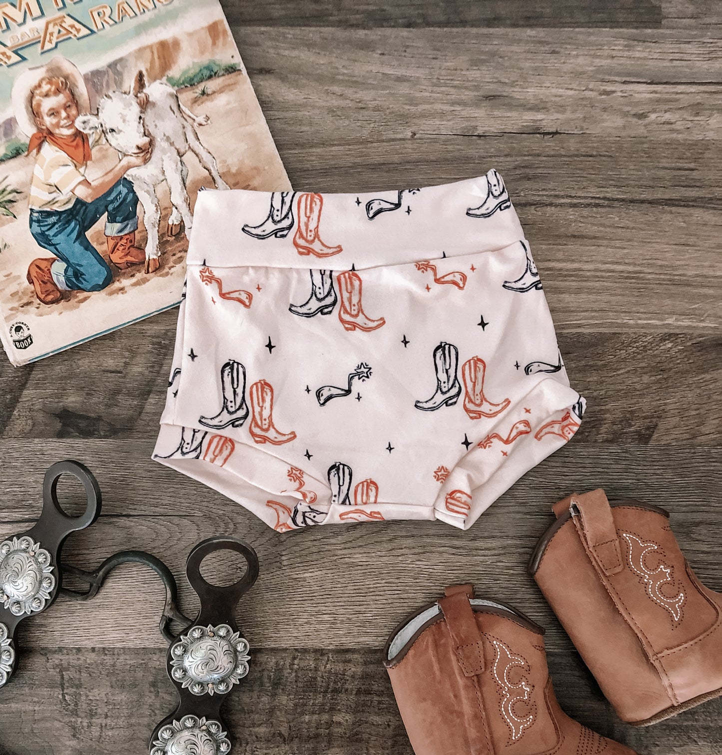 Boots and Spurs Bummies
