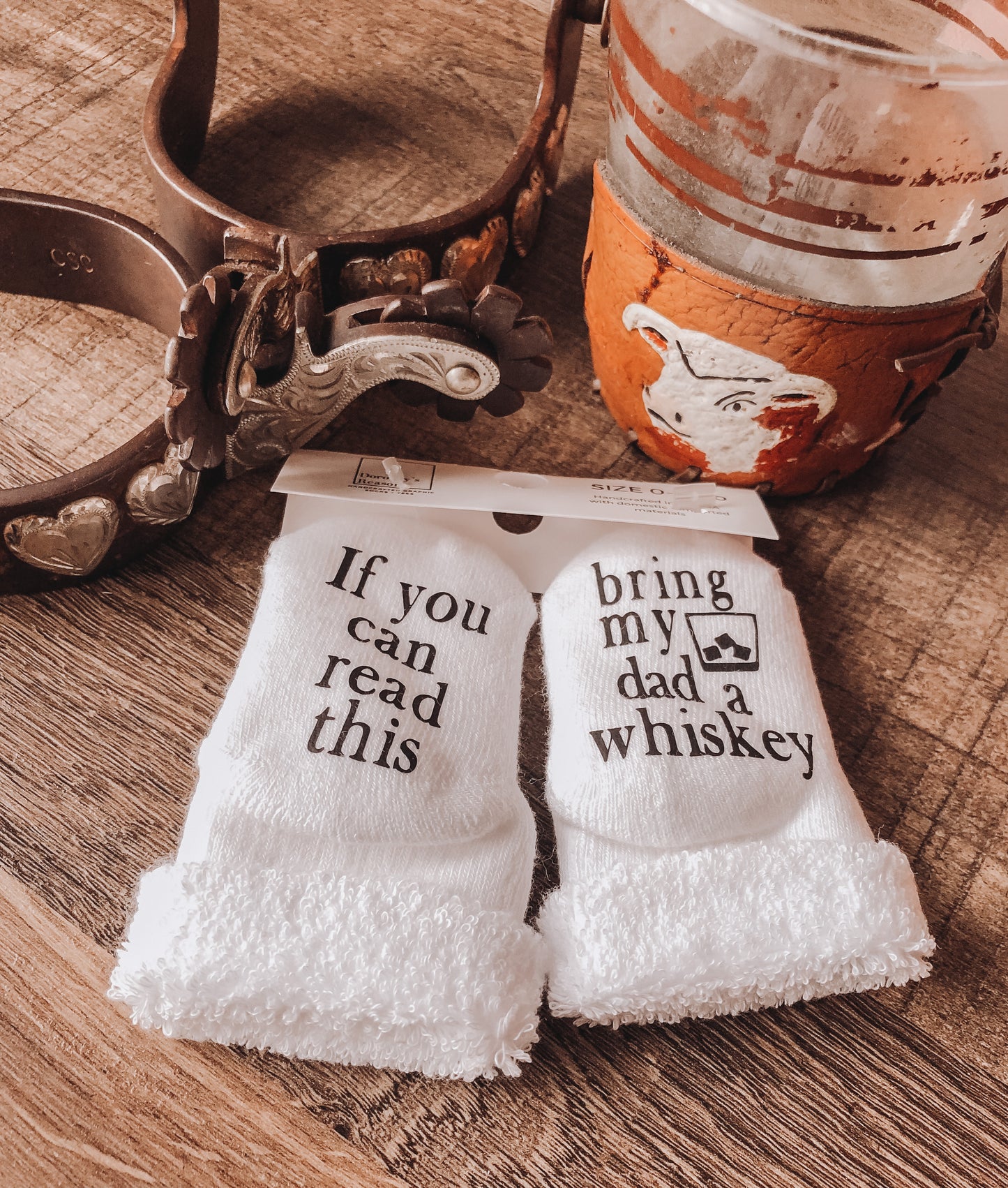 Bring My Dad a Whiskey Baby Socks