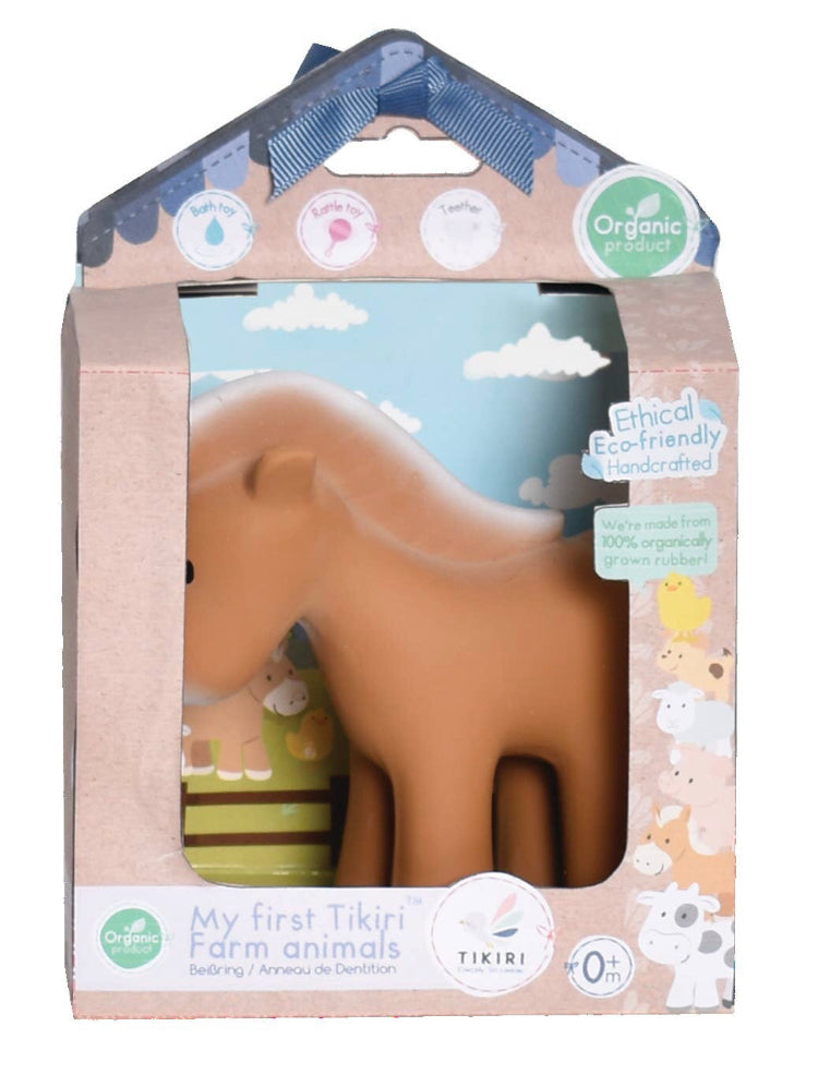 My First Farm Natural Organic Rubber Teether