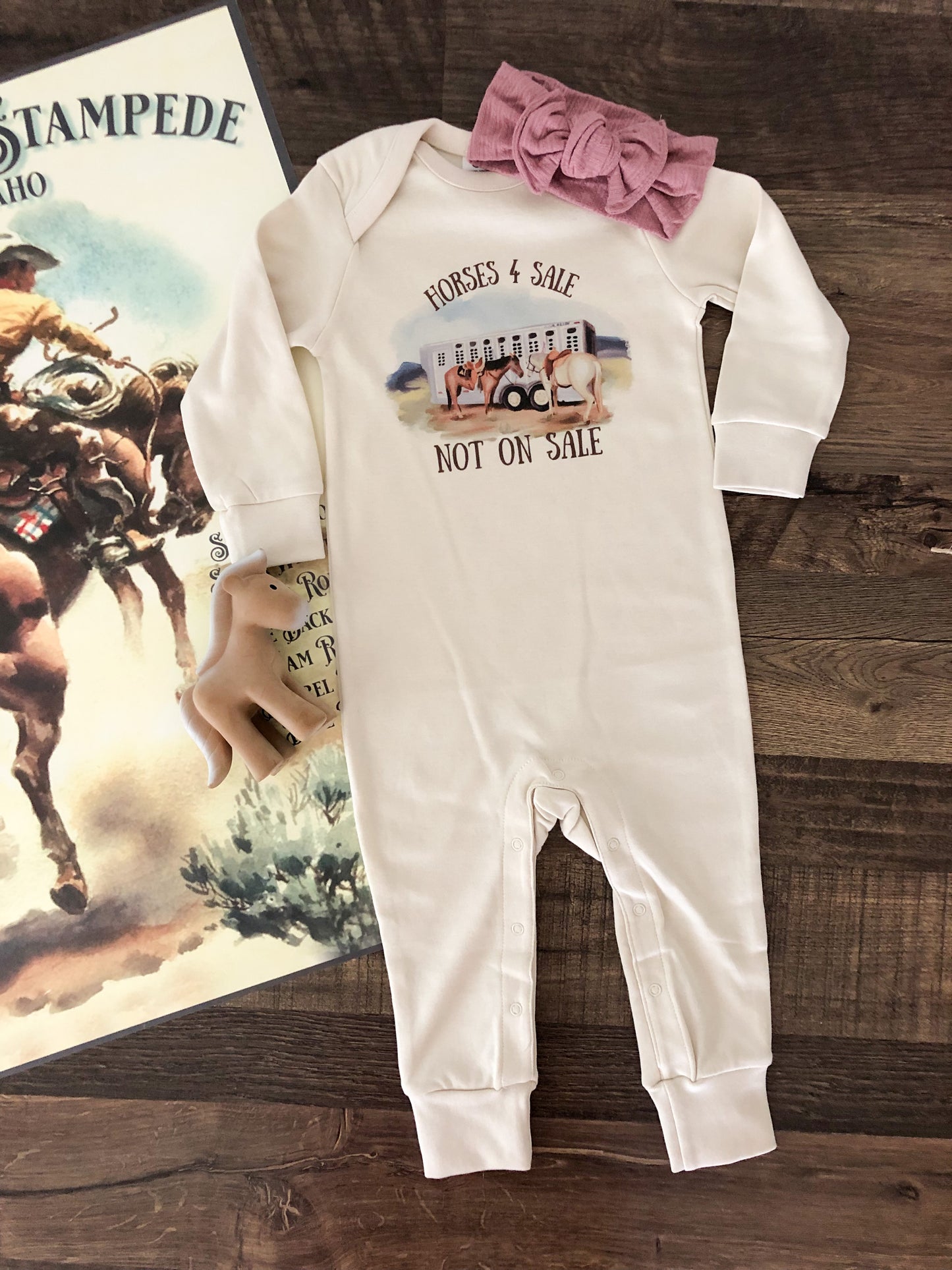 Horses 4 Sale Romper (6-12M & 12-18m)