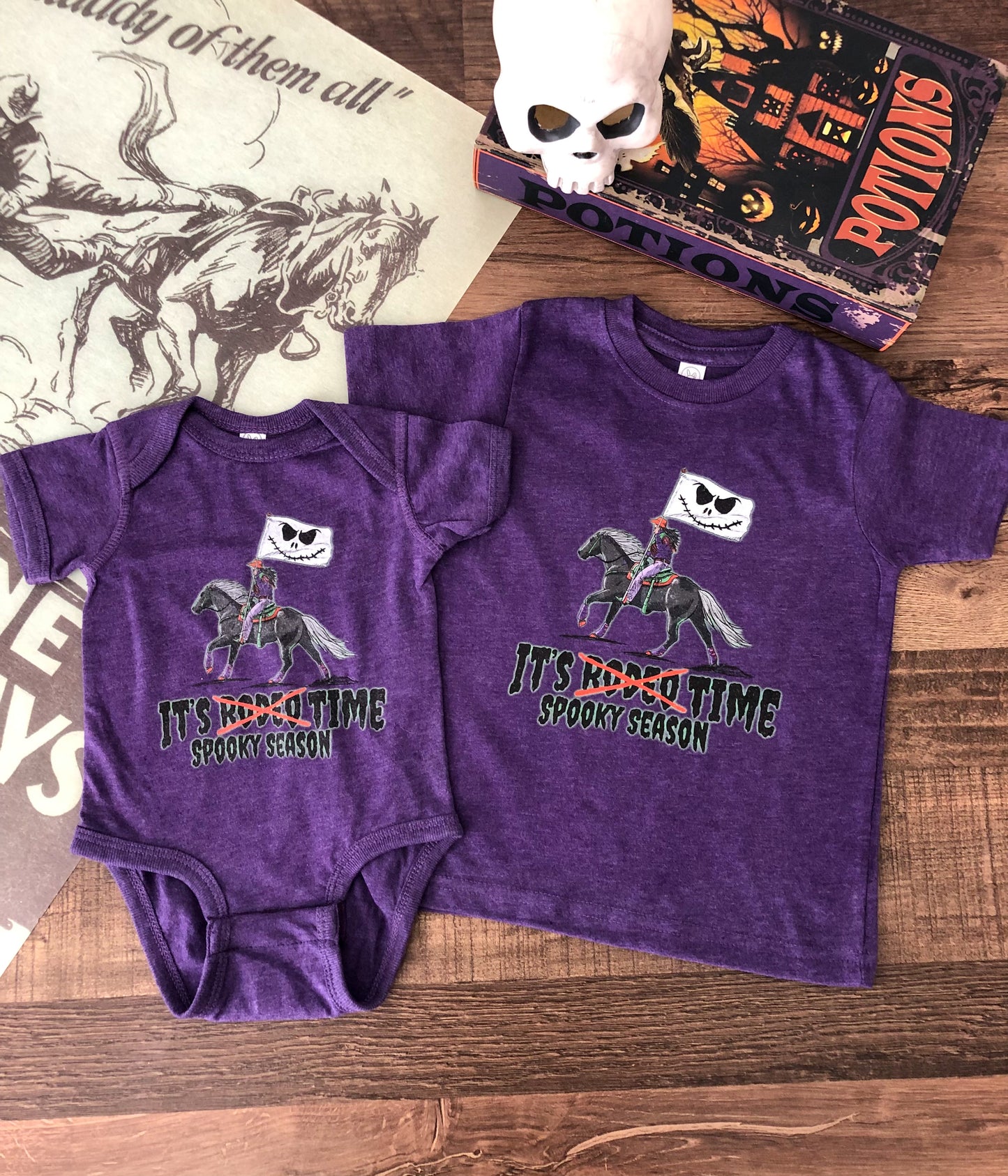 It's Spooky Season Time (Baby, Toddler, & Youth) - Purple