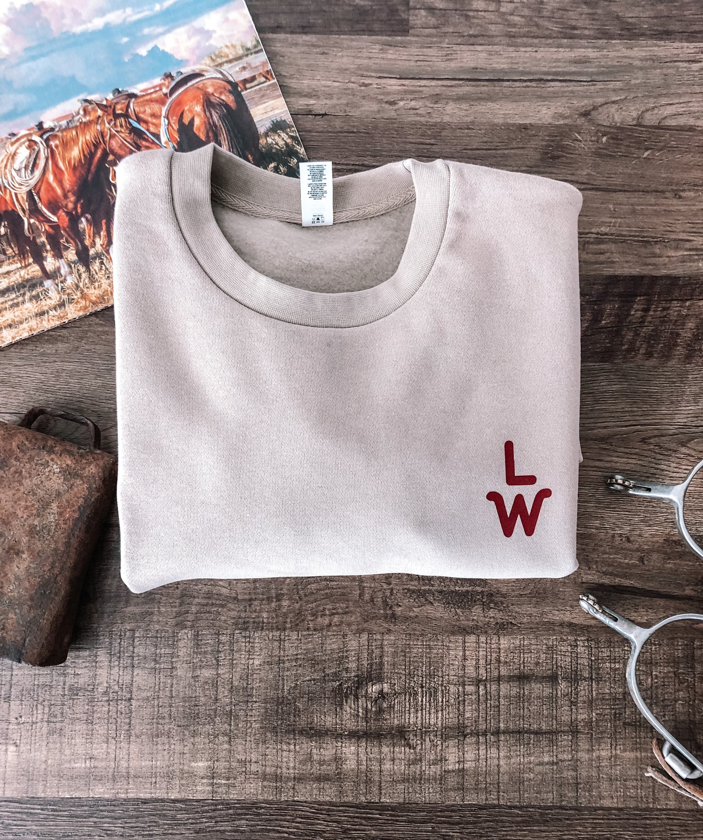 LWB Logo Crewneck - (Adult) Sand