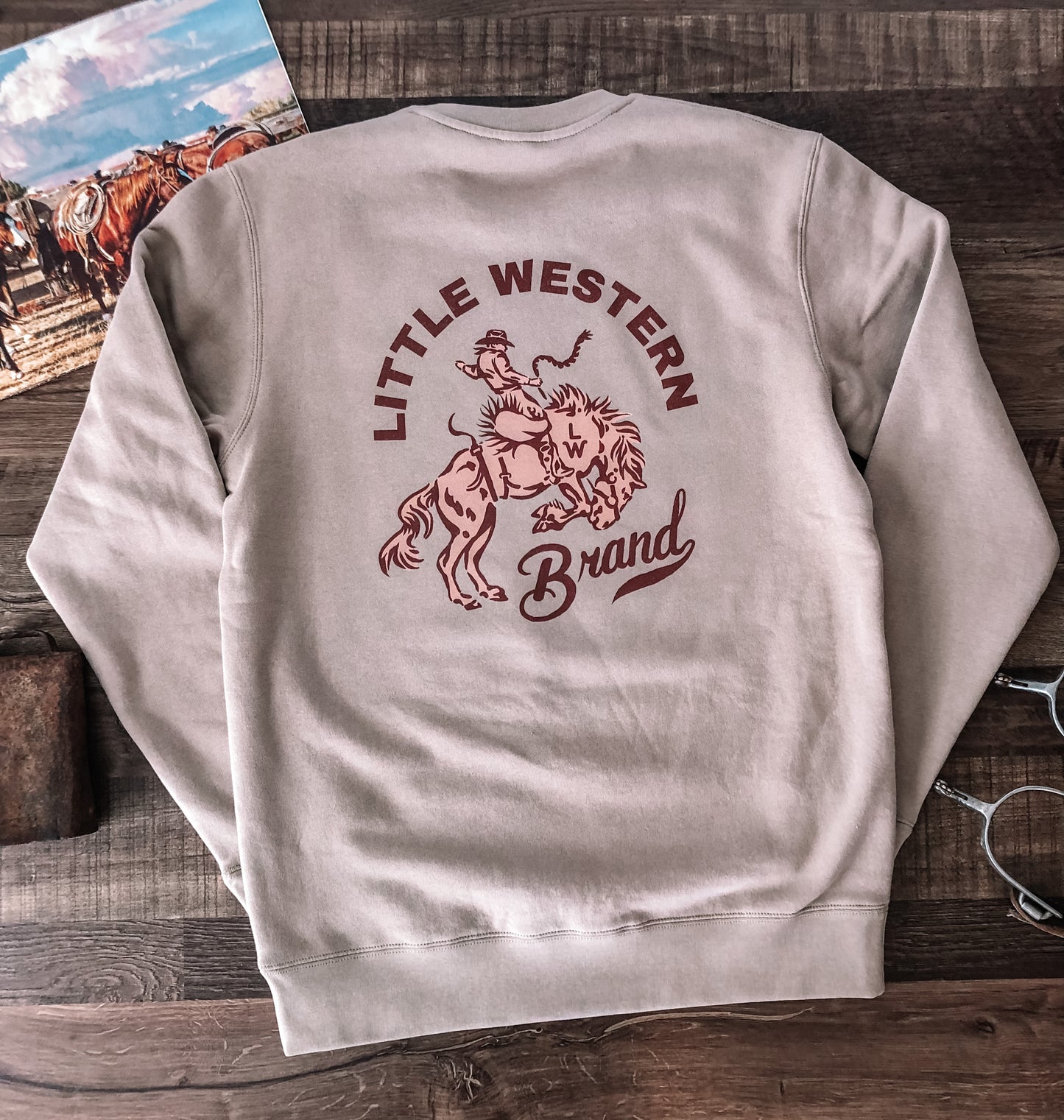LWB Logo Crewneck - (Adult) Sand