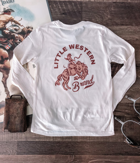 LWB Logo Tee - (2T, 5/6T, Youth XS, Youth Medium) Natural