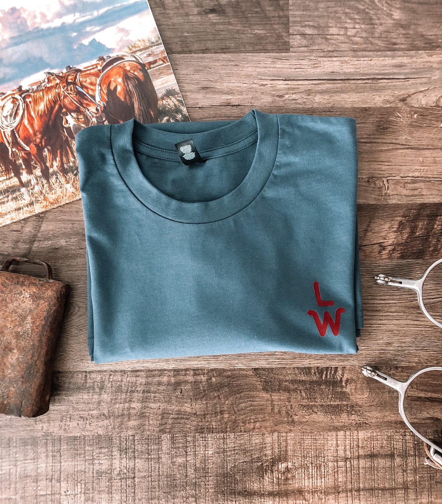 LWB Logo Tee (Adult) - Petrol Blue