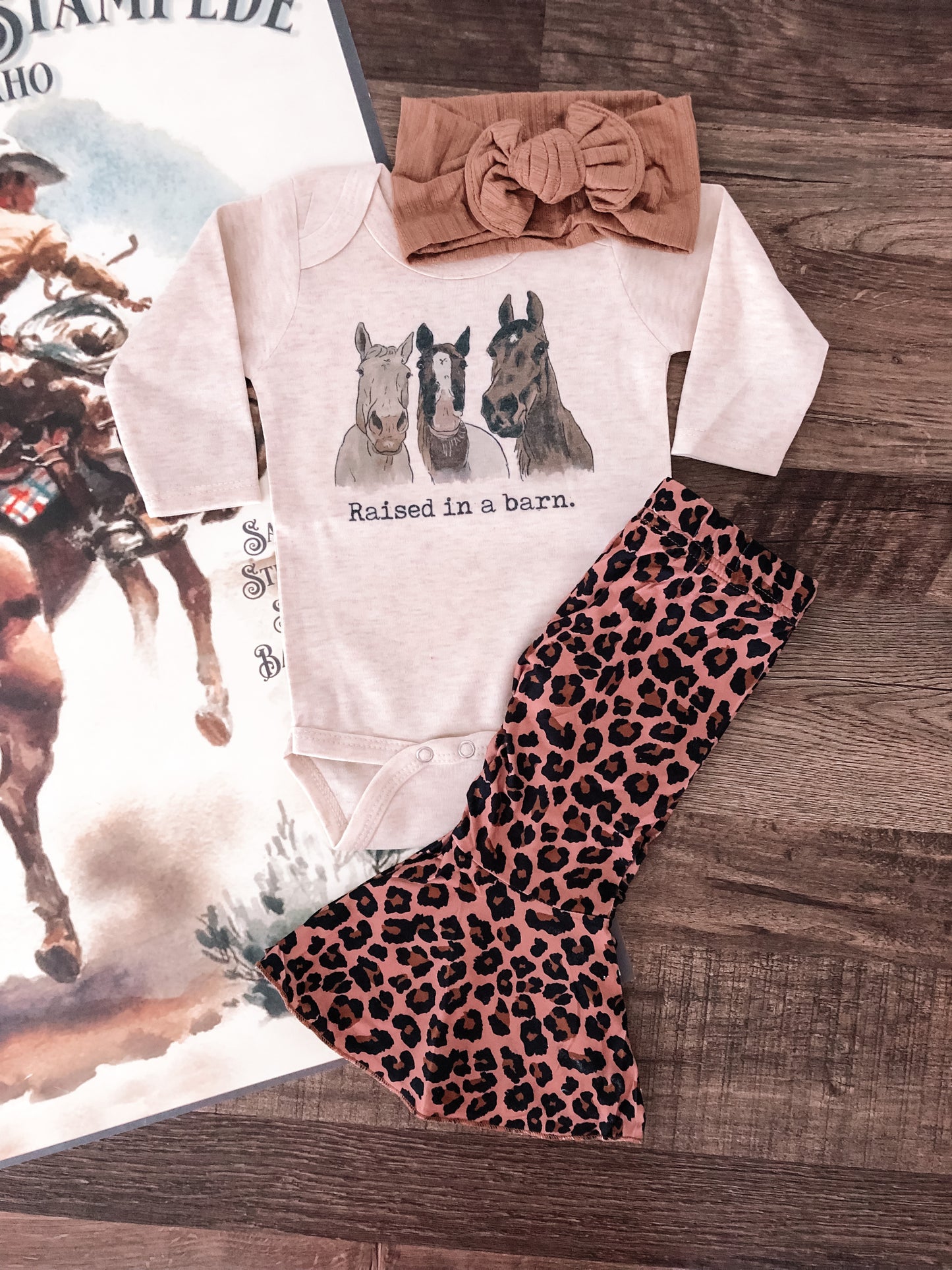 Leopard Bell Bottoms