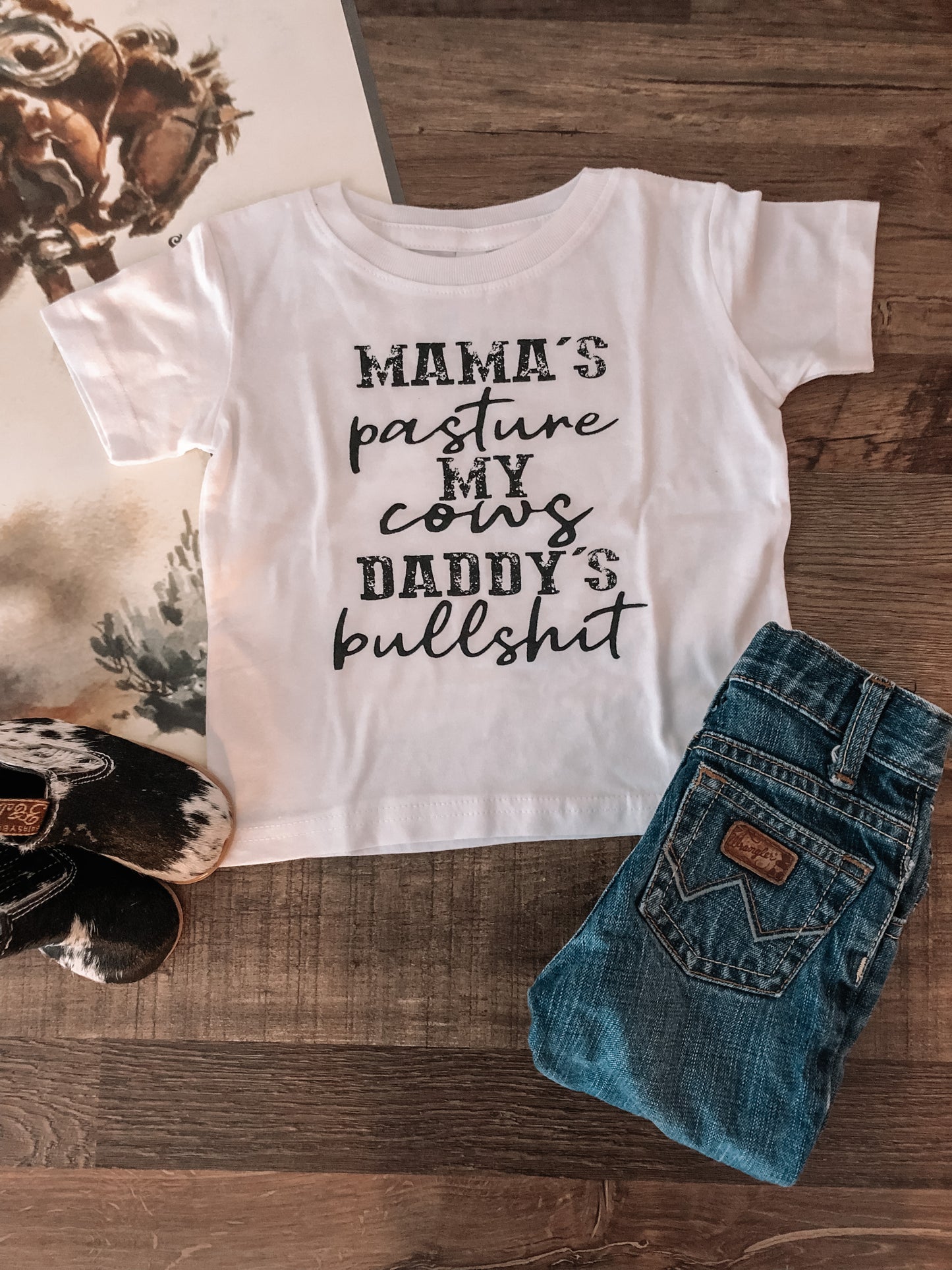 Mama's Pasture, Daddy's BS Tee (Baby & Toddler)