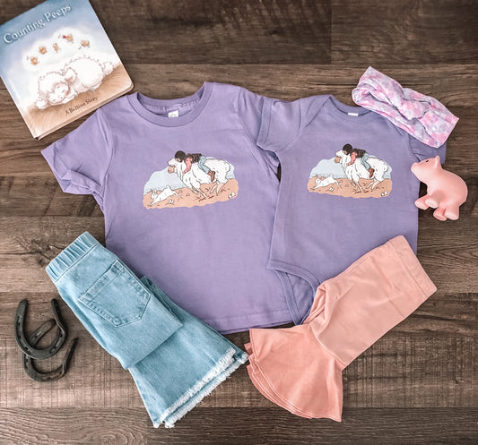 Easter Mutton Bustin' (2T) - Lavender