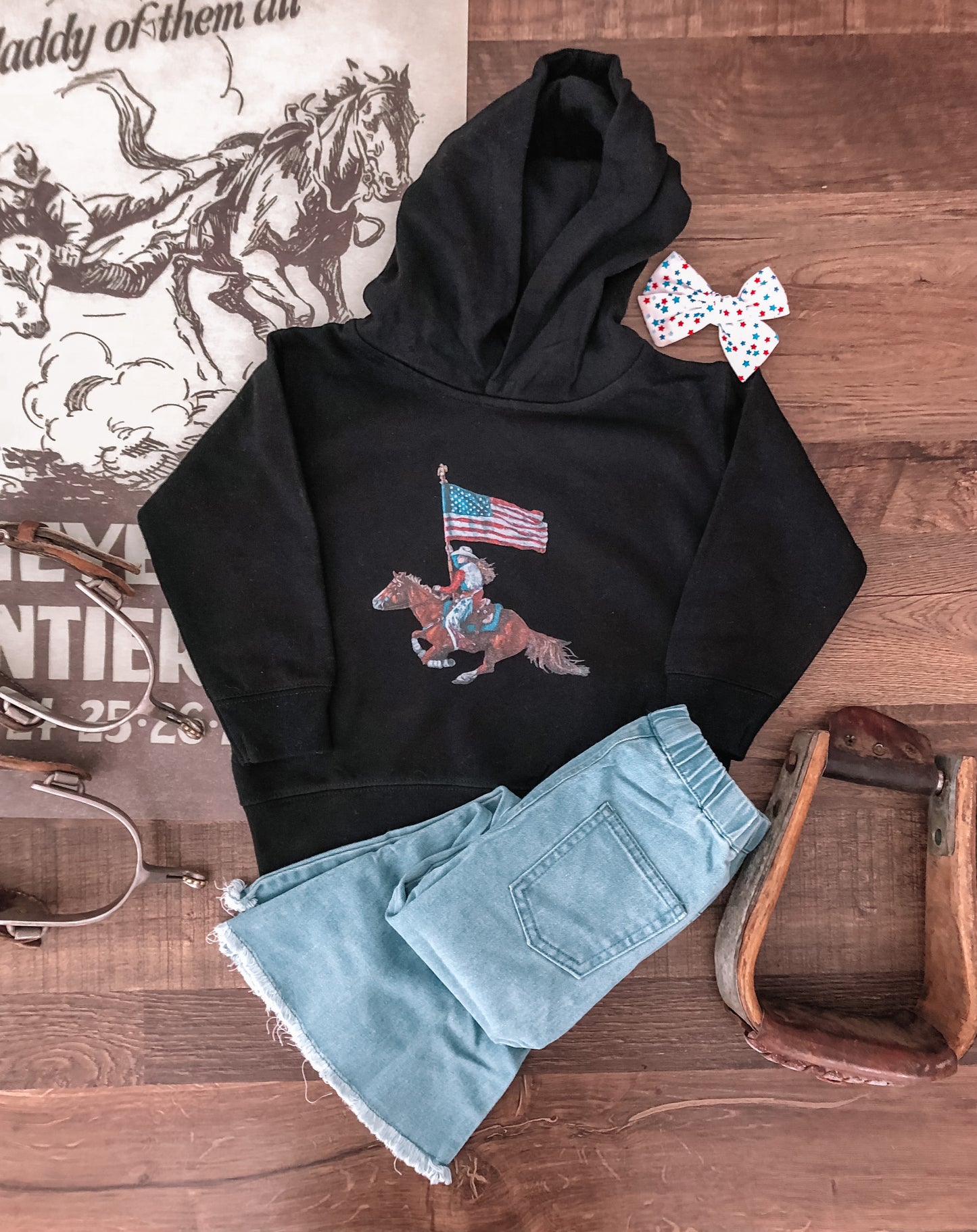 Ol' Glory Rodeo Queen Sweatshirt (Toddler)