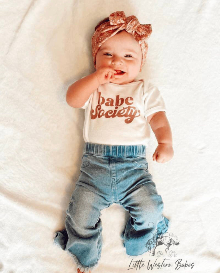 Rae Denim Light Wash Bell Bottoms (Baby & Toddler)