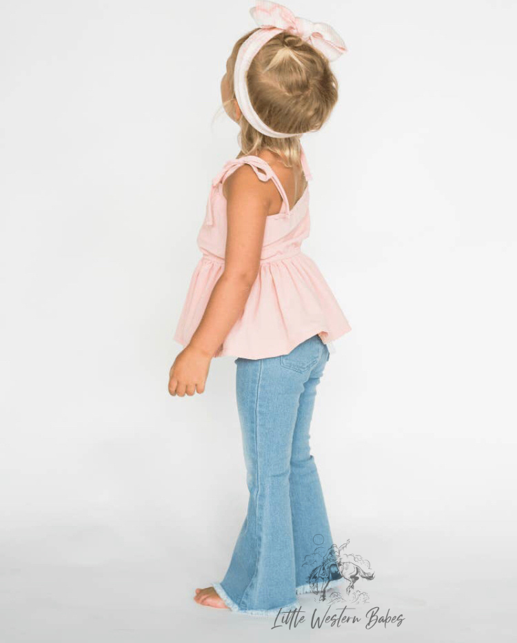 Rae Denim Light Wash Bell Bottoms (Baby & Toddler)