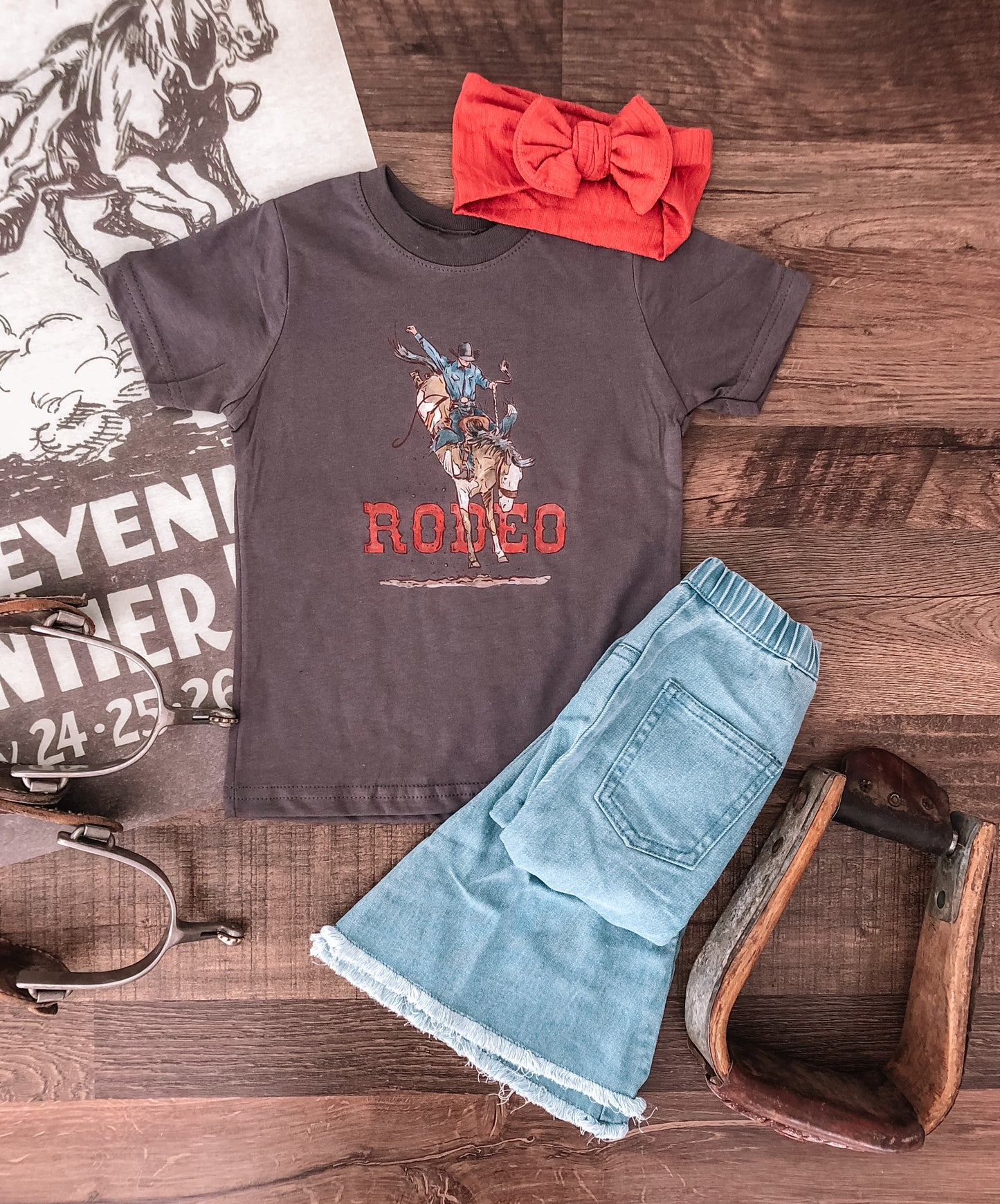 Rodeo Bronc - Pewter (0-3M & 12-18M)