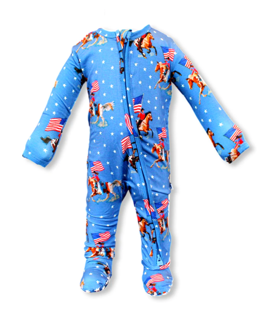 Gallup Zipper Footie Sleeper