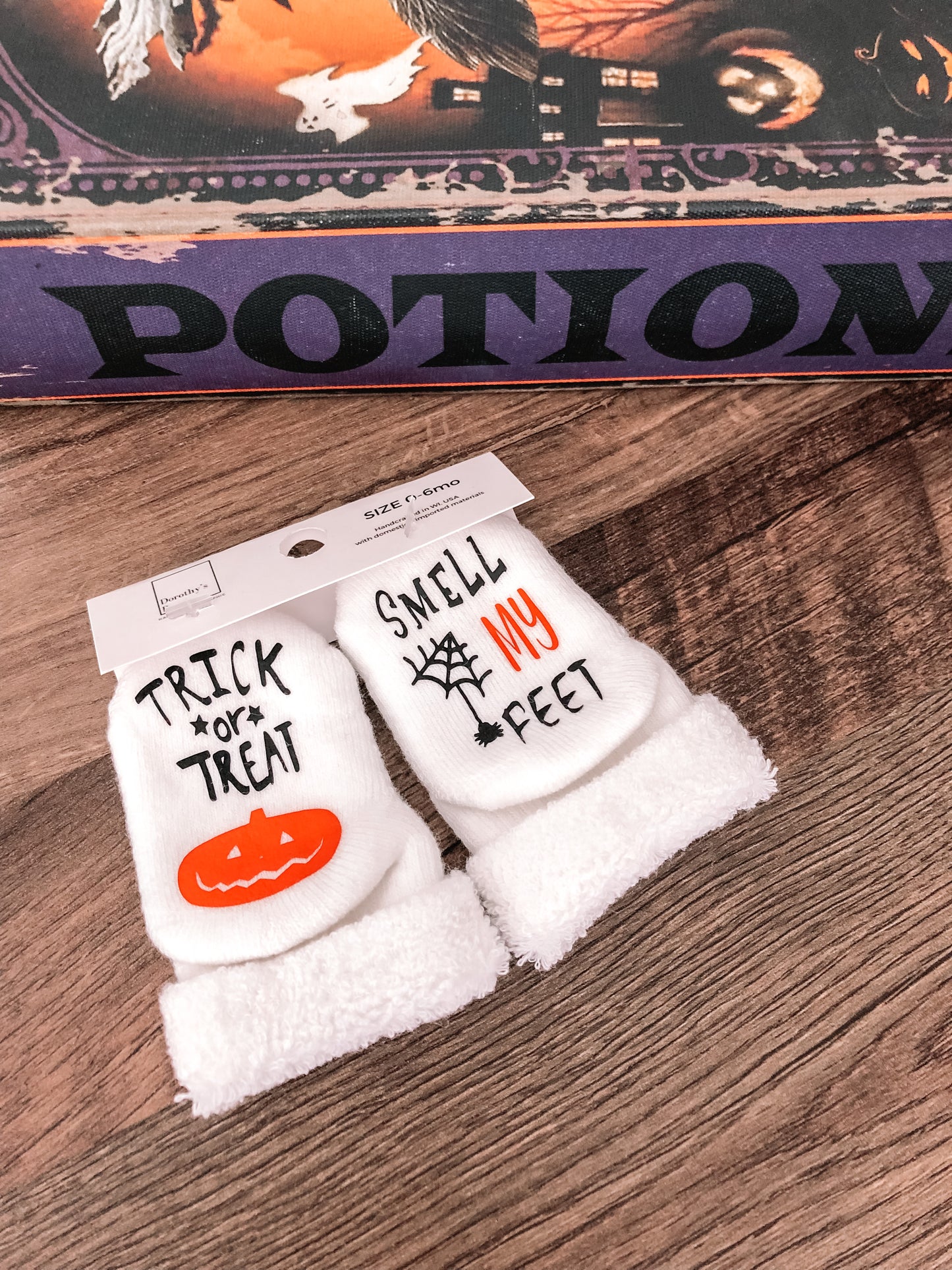 Trick-Or-Treat Baby Socks