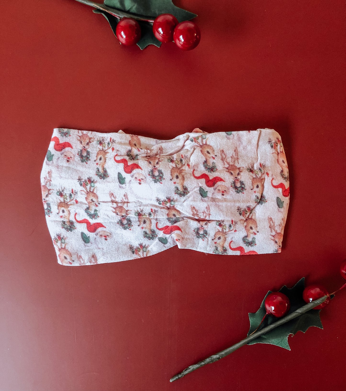 Vintage Reindeer Nylon Bow