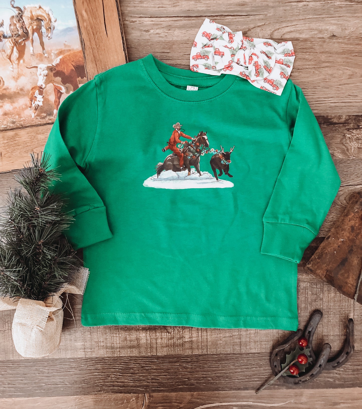 Rudolph Calf Roper Tee (Toddler & Youth)
