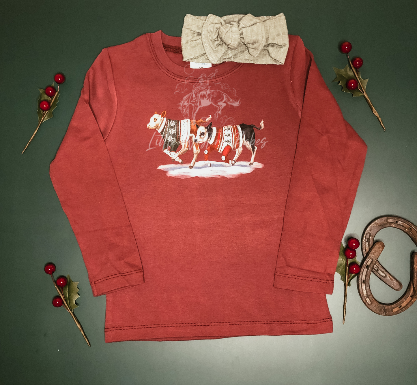 Christmas Calves (Youth Small) - Rouge