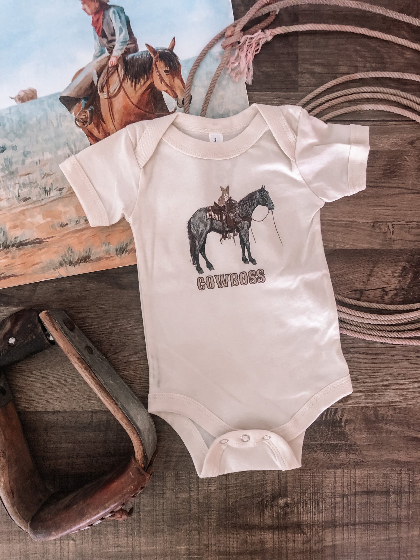 Cowboss (3-6M) - Natural