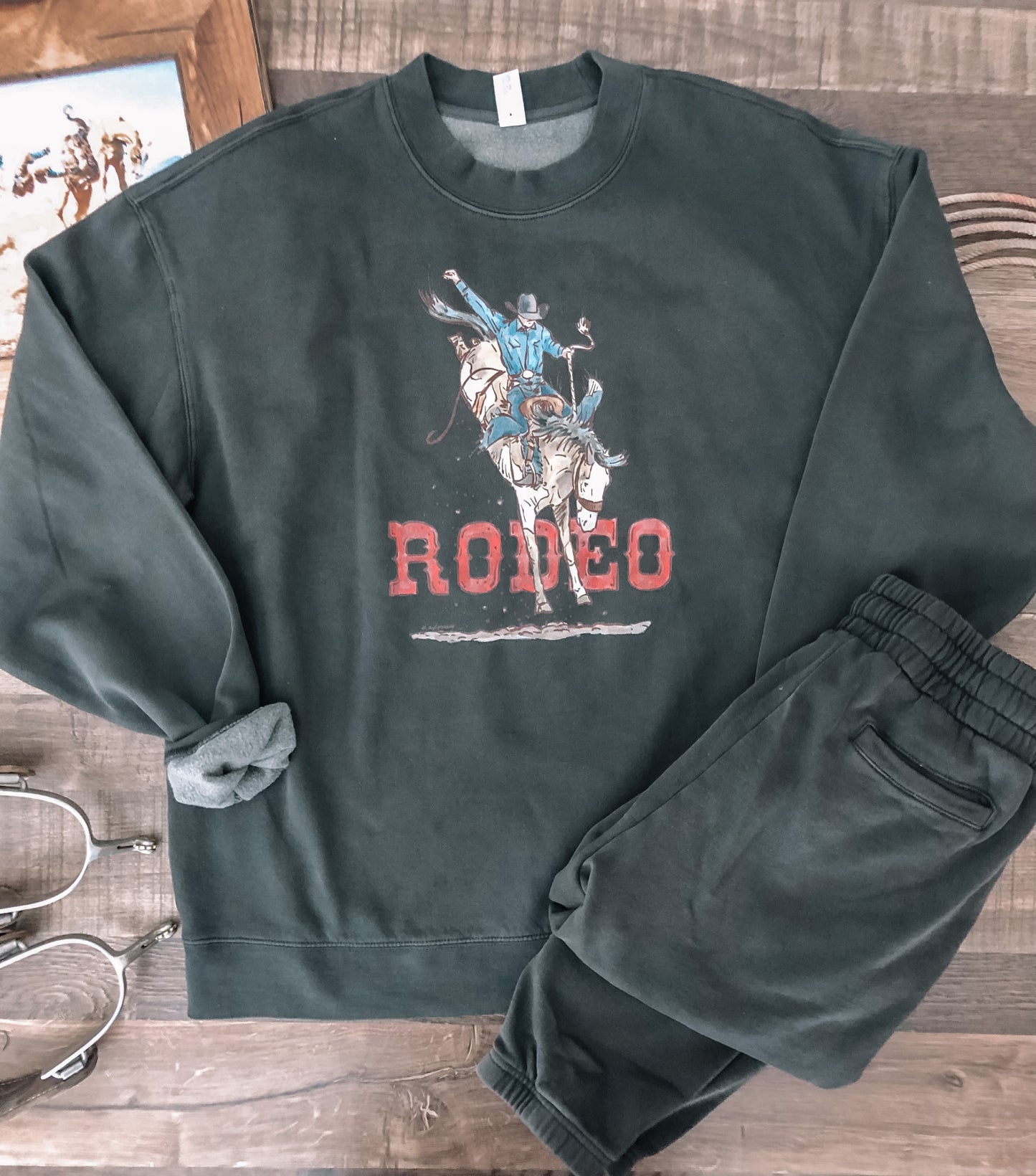 Rodeo Bronc Crewneck (Adult)