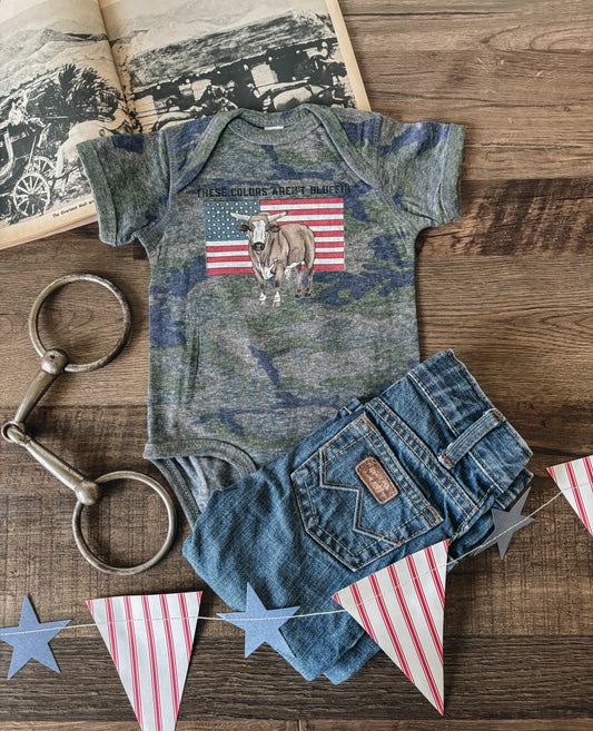 These Colors Aren't Bluffin' (Baby, Toddler, & Youth) - Vintage Camo